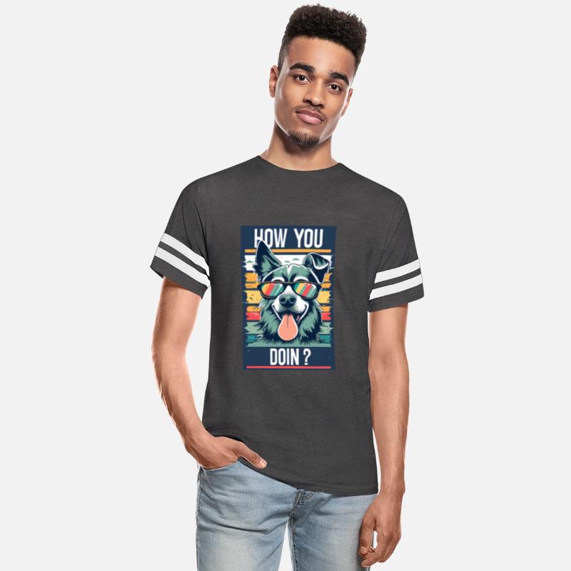 Cool Dog Retro Vintage design