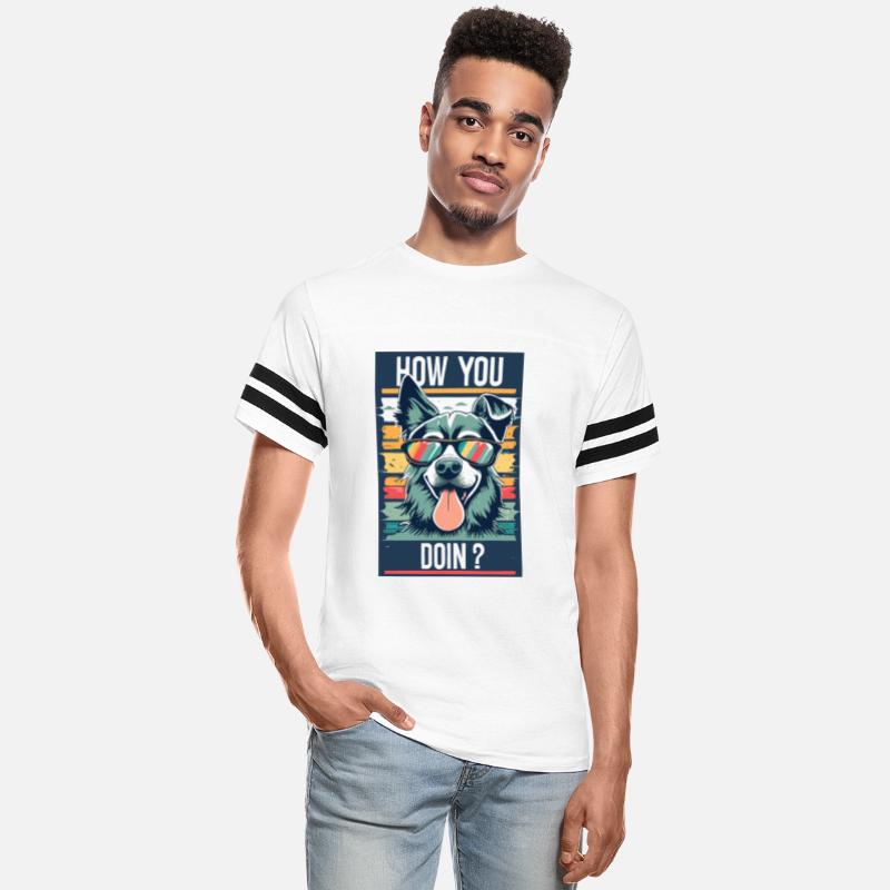 Cool Dog Retro Vintage design