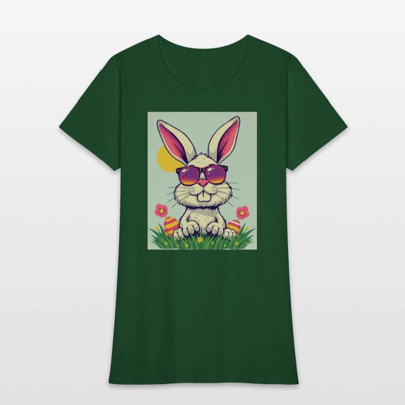 Cool Easter Bunny with Sunglasses