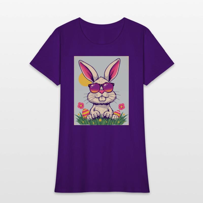 Cool Easter Bunny with Sunglasses