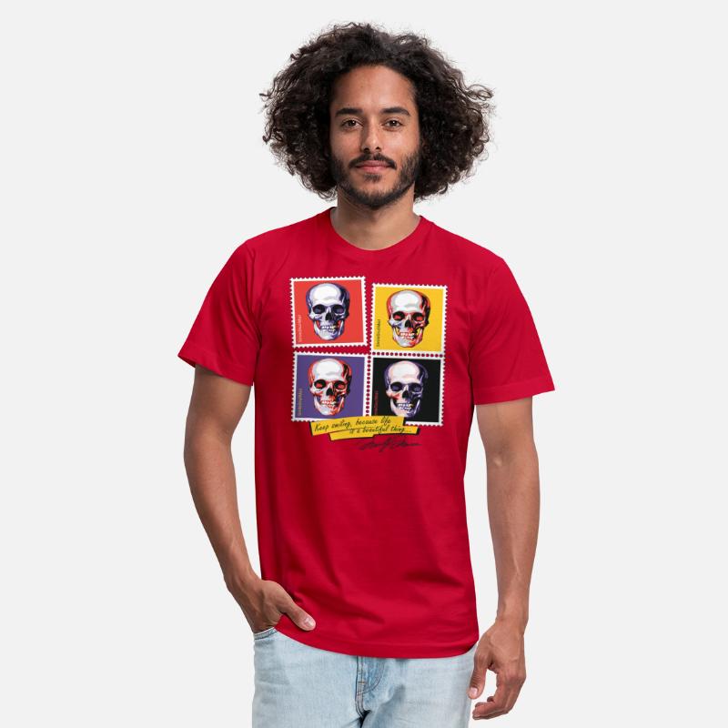 Cool Smiling Skulls On Postage Stamps T Shirt