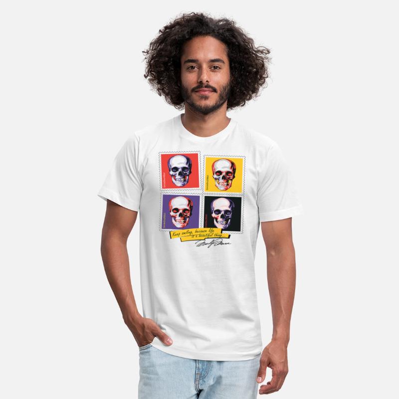 Cool Smiling Skulls On Postage Stamps T Shirt