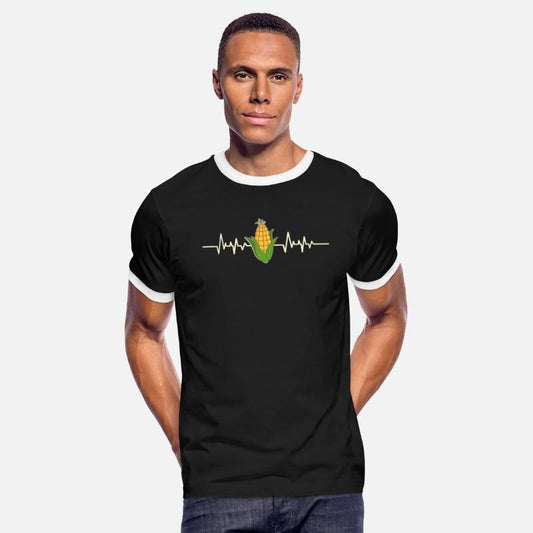 Corn Heartbeat T-Shirt for Corn Farmers