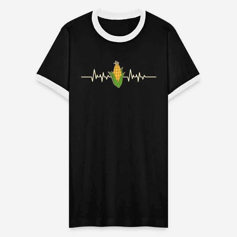 Corn Heartbeat T-Shirt for Corn Farmers
