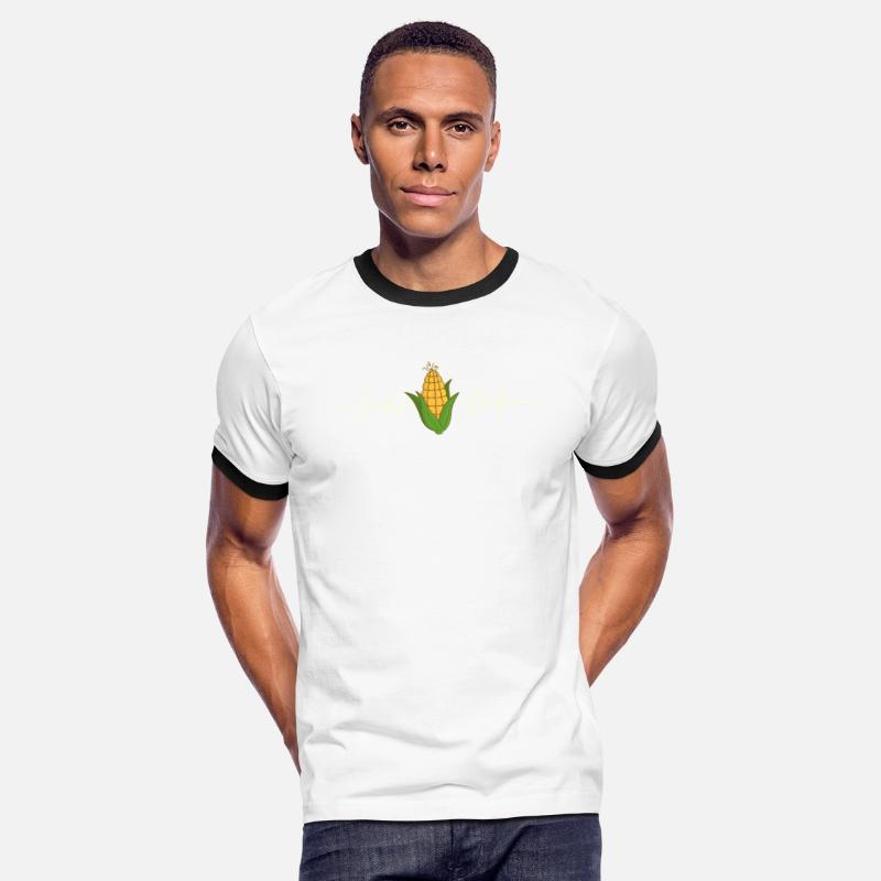 Corn Heartbeat T-Shirt for Corn Farmers
