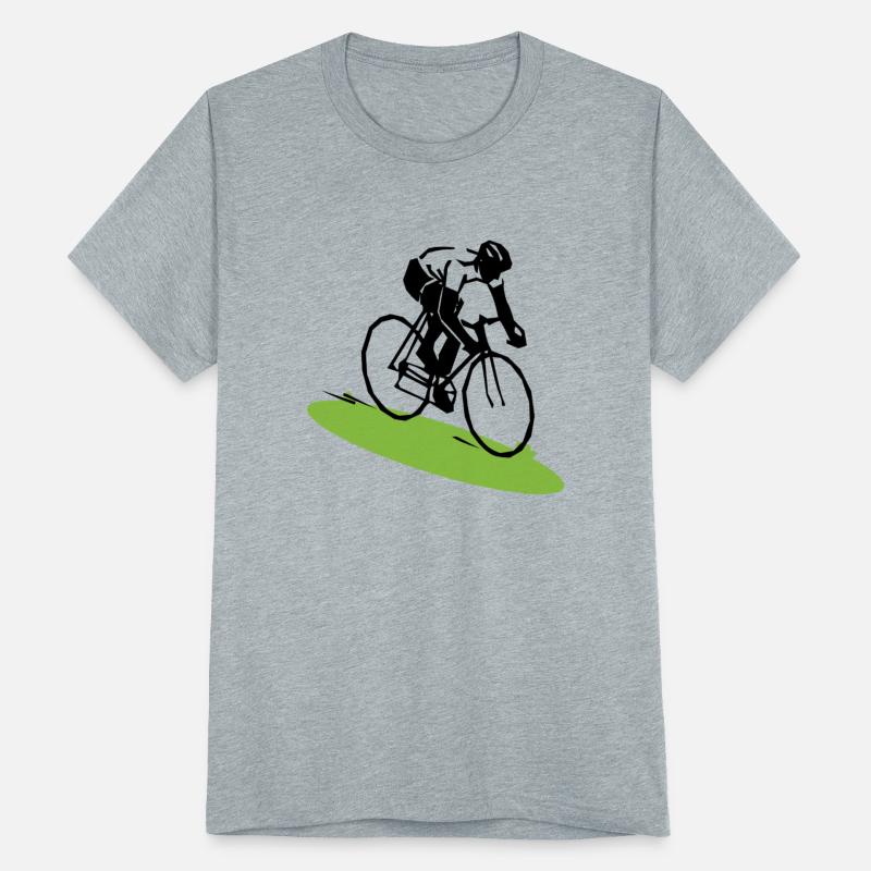 "Cyclist in Motion – Minimal Silhouette Art"