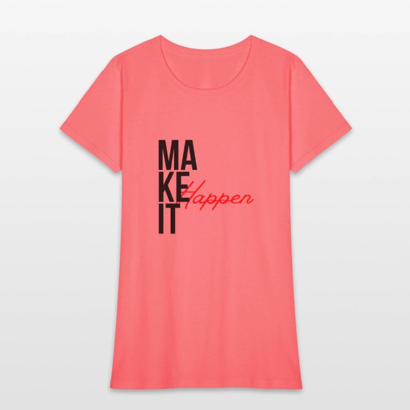 "Make It Happen – Bold Motivational Typography"