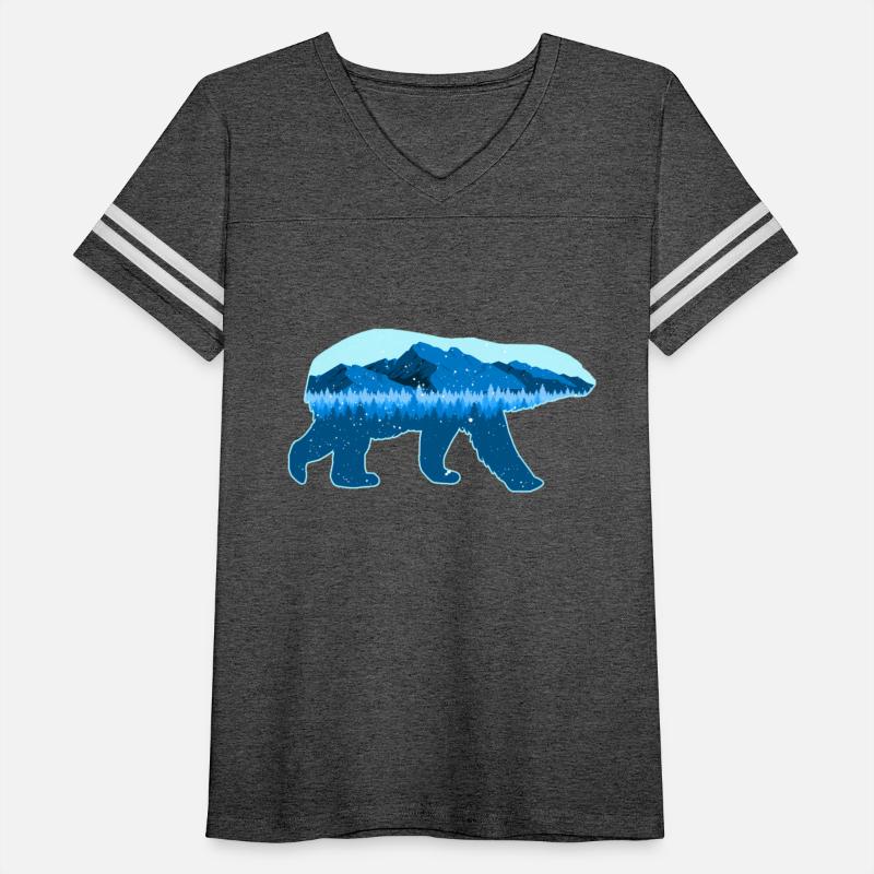 Polar Bear Print Landscape - Save The Polar Bear