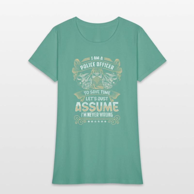 Policewoman Law Siren