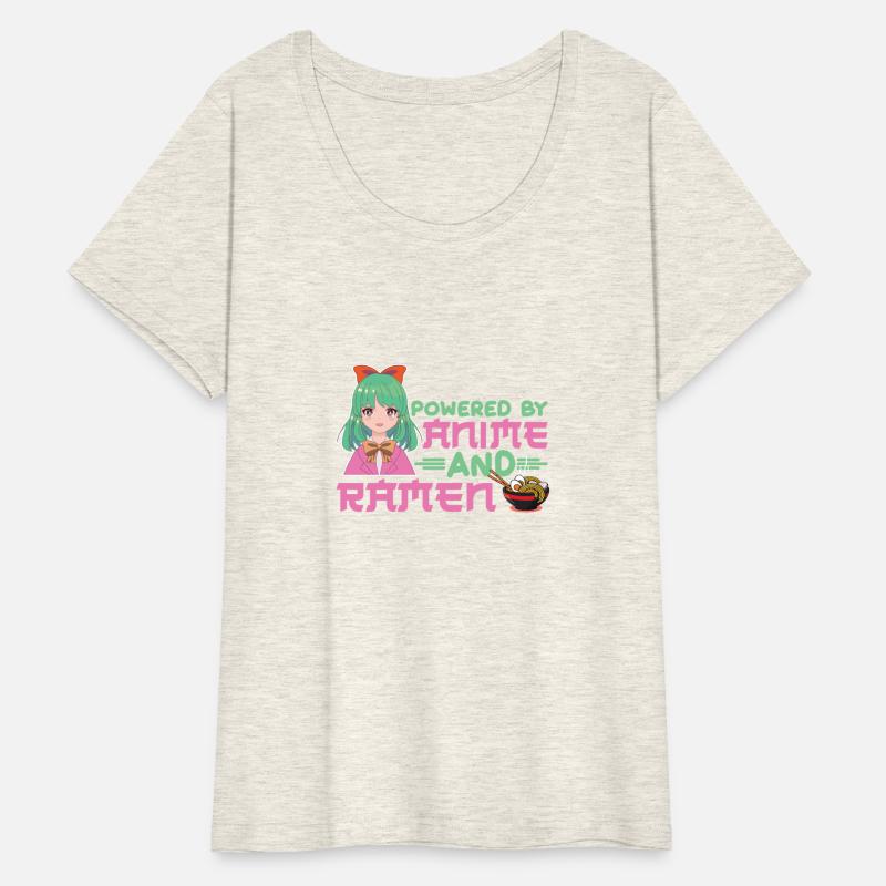 Powered By Anime And Ramen Japanese Kawaii Design