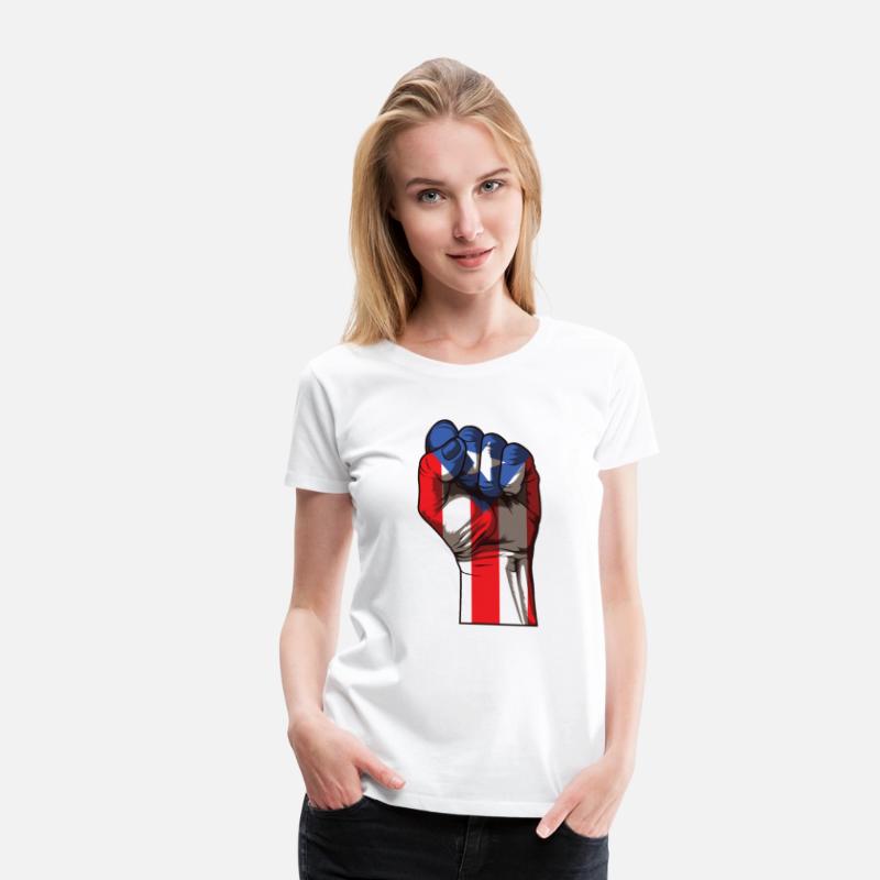 Puerto Rico Fist | Proud Boricua Flag