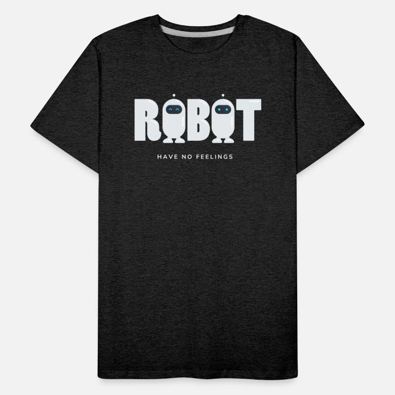 Purple Modern AI Robot T Shirt 1