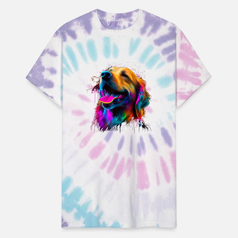 Rainbow Golden Retriever Designer