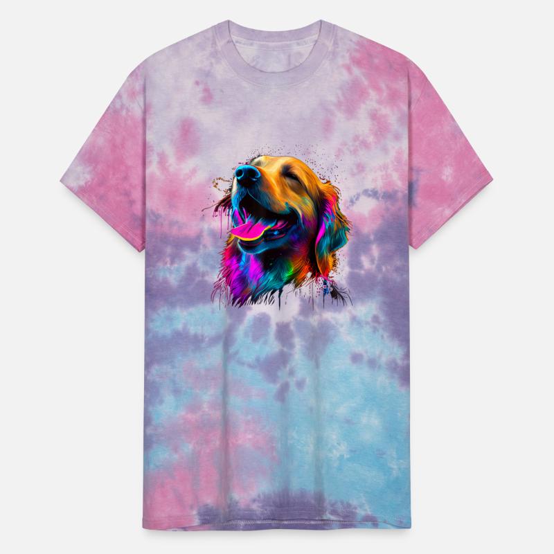 Rainbow Golden Retriever Designer