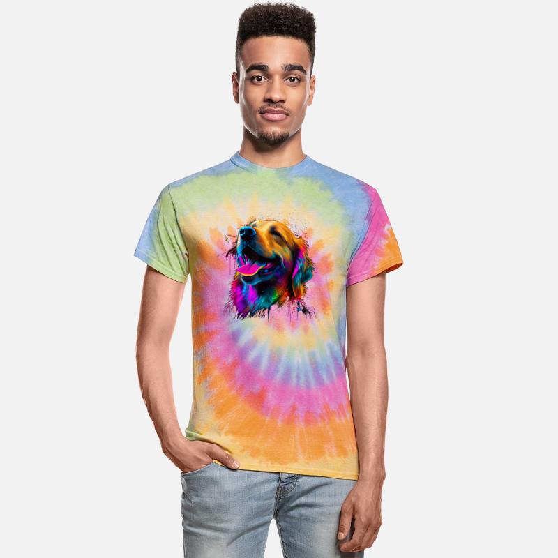 Rainbow Golden Retriever Designer