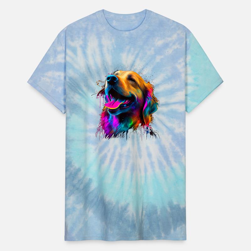 Rainbow Golden Retriever Designer