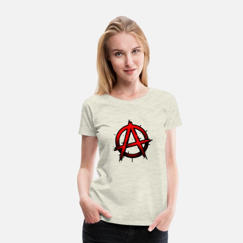 Red Anarchy Symbol - Rebel Freedom Statement
