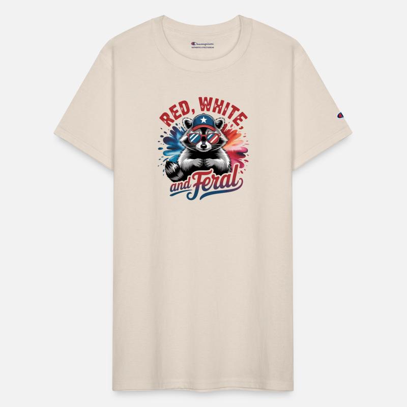 Red, White, and Feral Raccoon