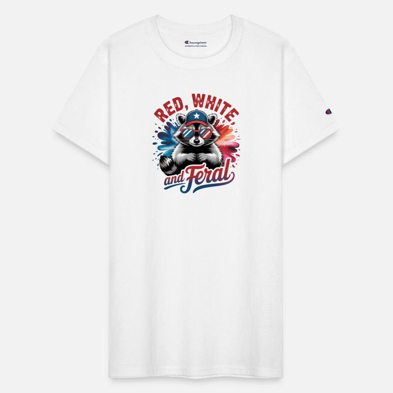 Red, White, and Feral Raccoon