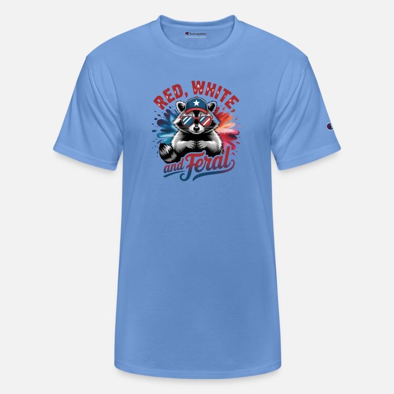 Red, White, and Feral Raccoon