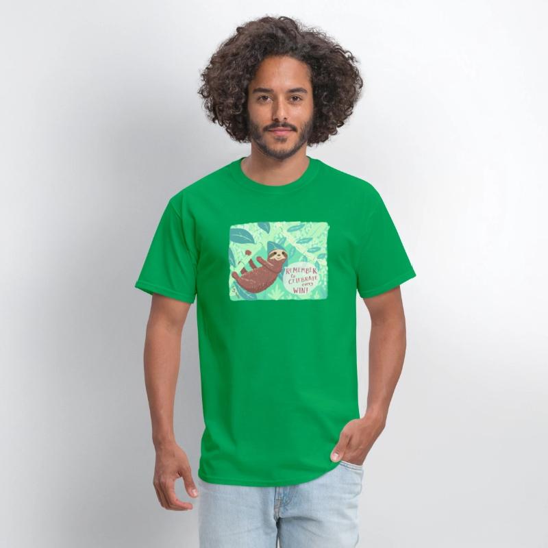 Remember to celebrate every win! - A cute sloth