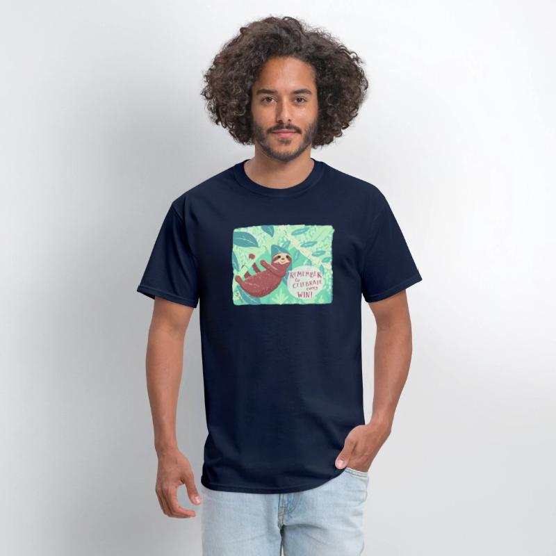 Remember to celebrate every win! - A cute sloth