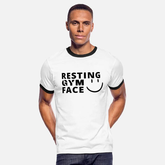 Resting gym face, gift for bodybuilders, funny gym