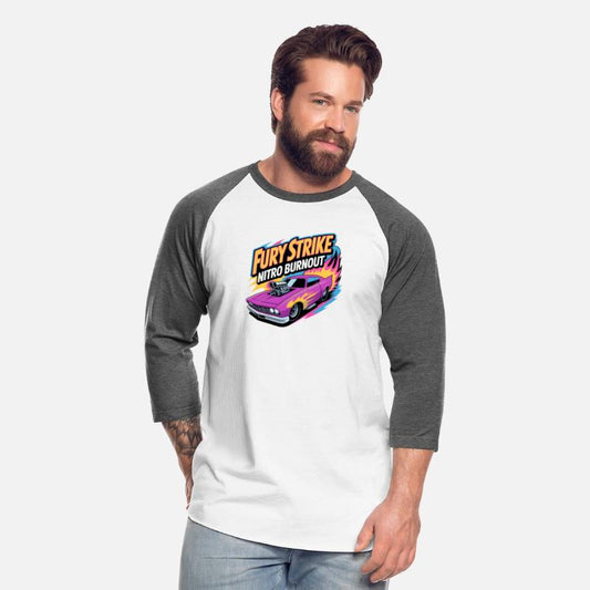 Retro Fury Strike – Nitro Drag Racing Car Tee