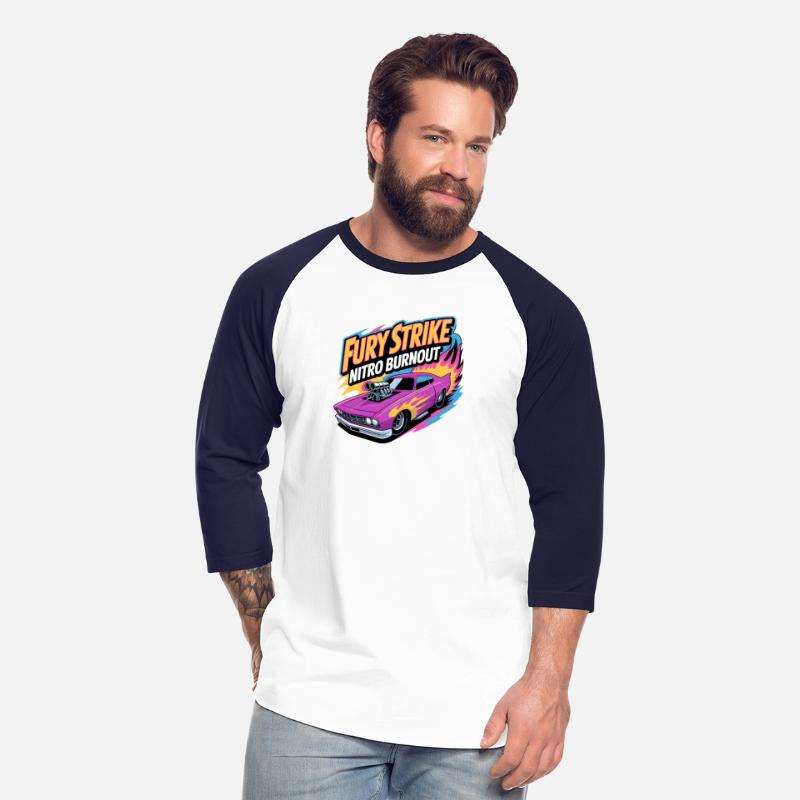 Retro Fury Strike – Nitro Drag Racing Car Tee