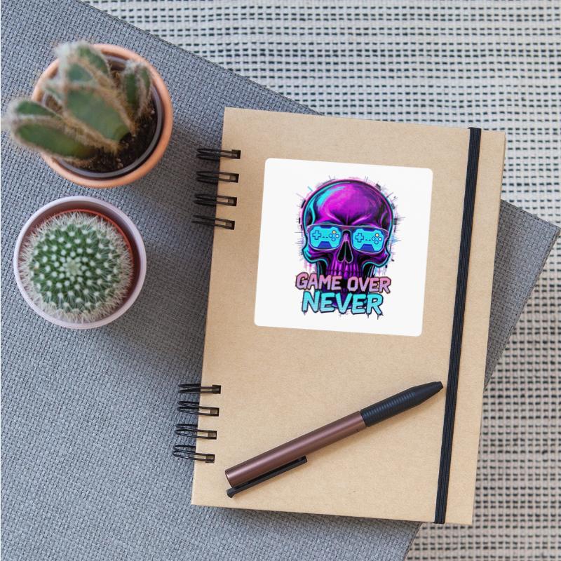 Retro Gamer Skull – Game Over Never