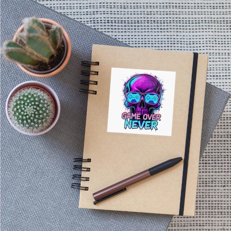 Retro Gamer Skull – Game Over Never