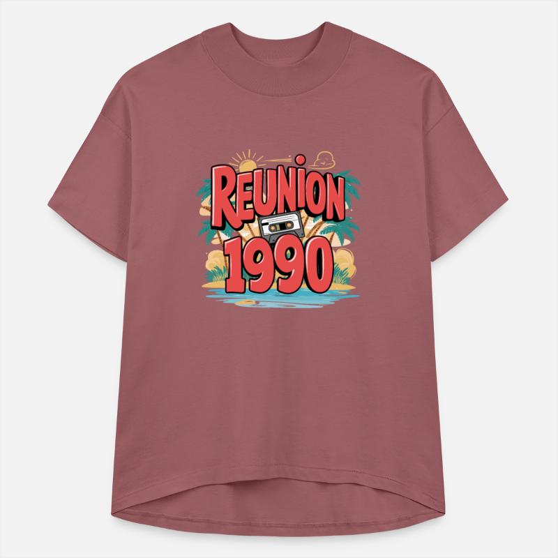 Retro Reunion 1990 Cassette Tape Sunset Beach