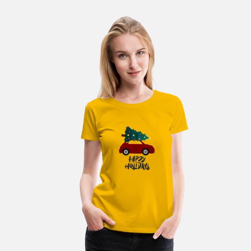 Retro style Happy Holidays