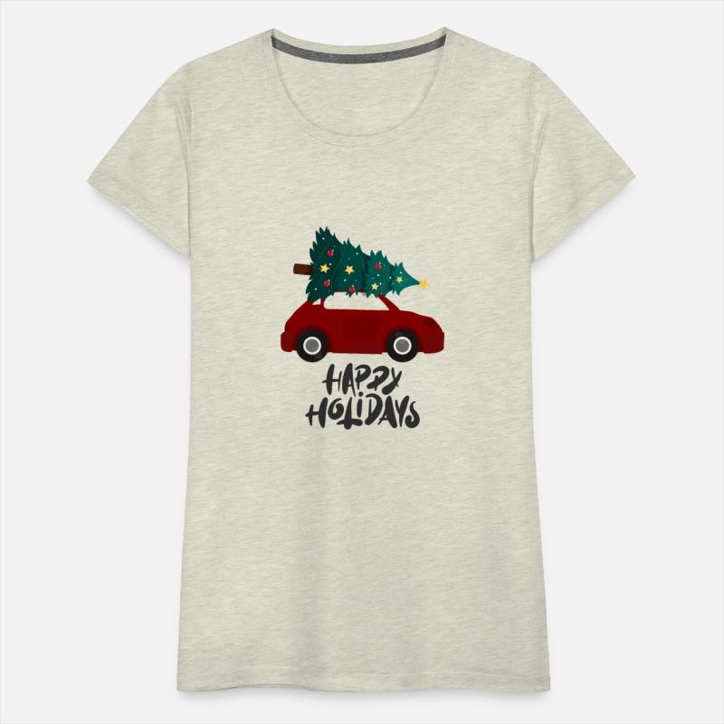 Retro style Happy Holidays