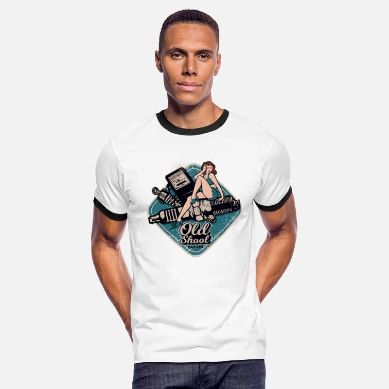 Rockabilly Old School Pin Up Girl Repair Shop