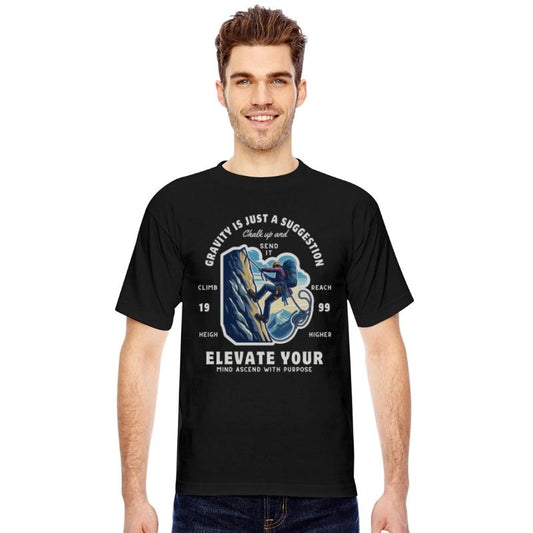 Rockclimbing enthusiasts motivational quote tshirt