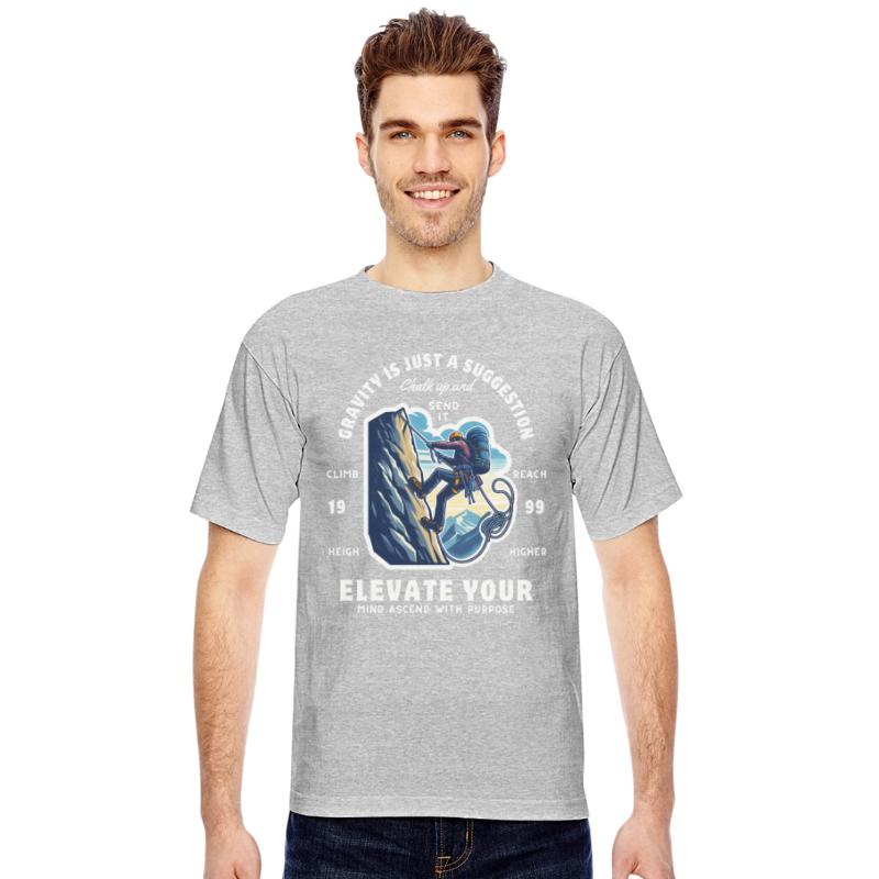 Rockclimbing enthusiasts motivational quote tshirt