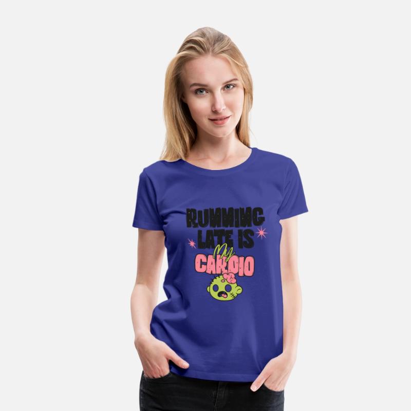 Running Late Is My Cardio | Funny Zombie Shirt