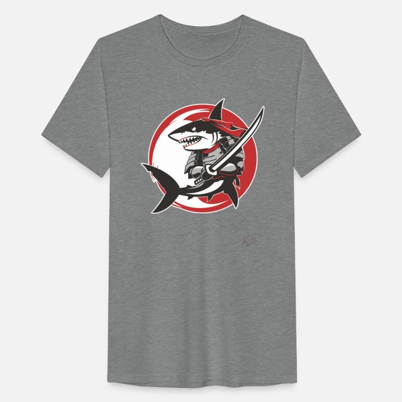 Samurai Shark with Sword and Armor