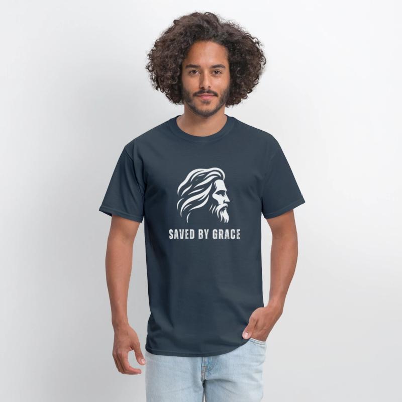 Saved By Grace Inspirational T-Shirt