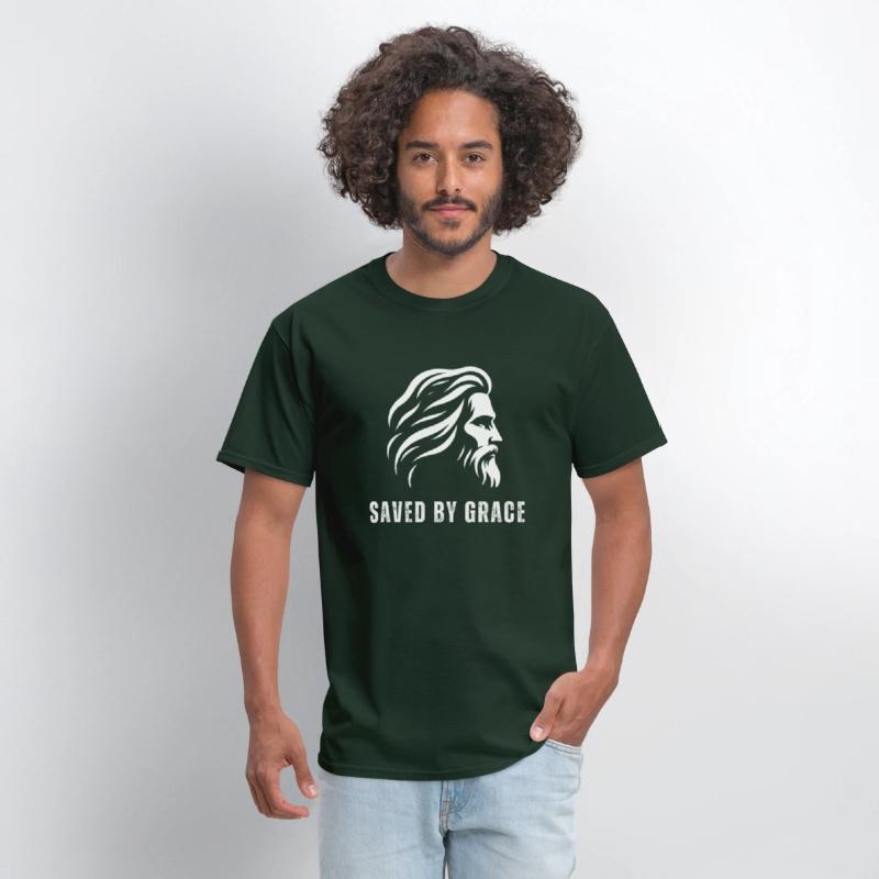 Saved By Grace Inspirational T-Shirt