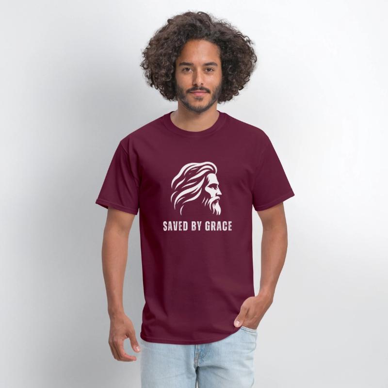 Saved By Grace Inspirational T-Shirt