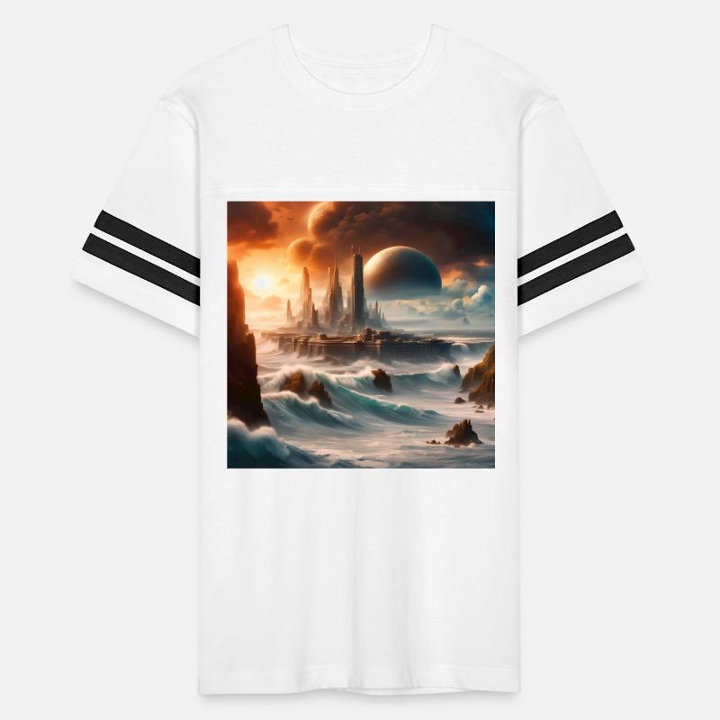 Sci-FI Futuristic Alien Planet Landscape