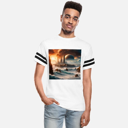 Sci-FI Futuristic Alien Planet Landscape