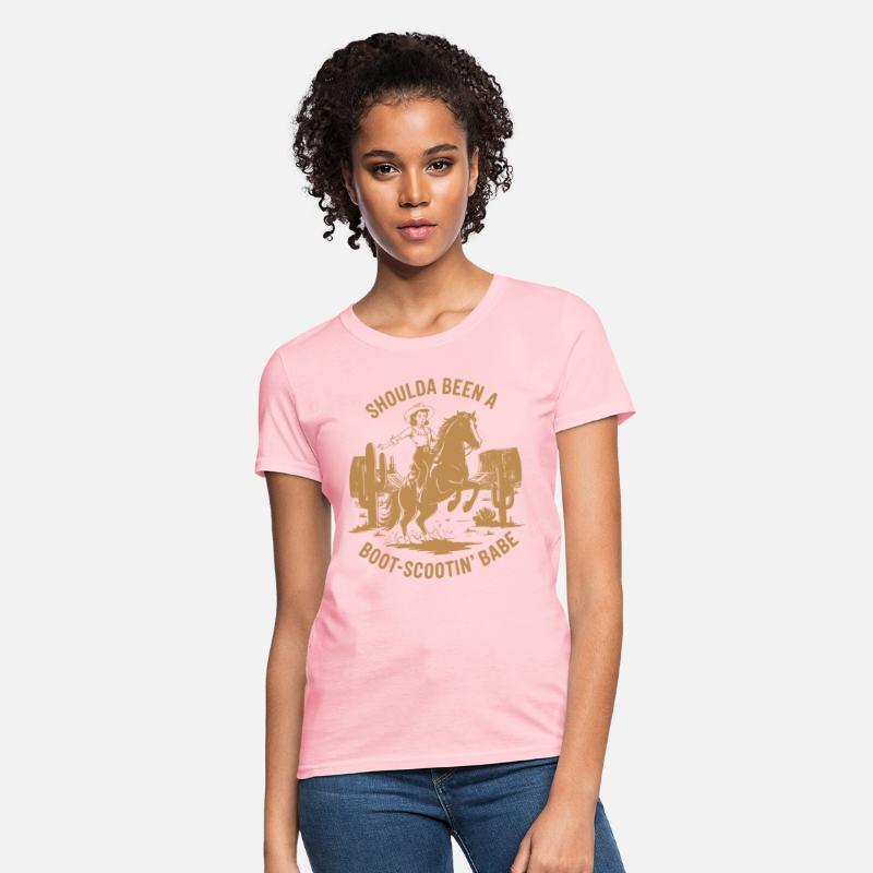 Shoulda Been a Boot Scootin Babe Western Tee