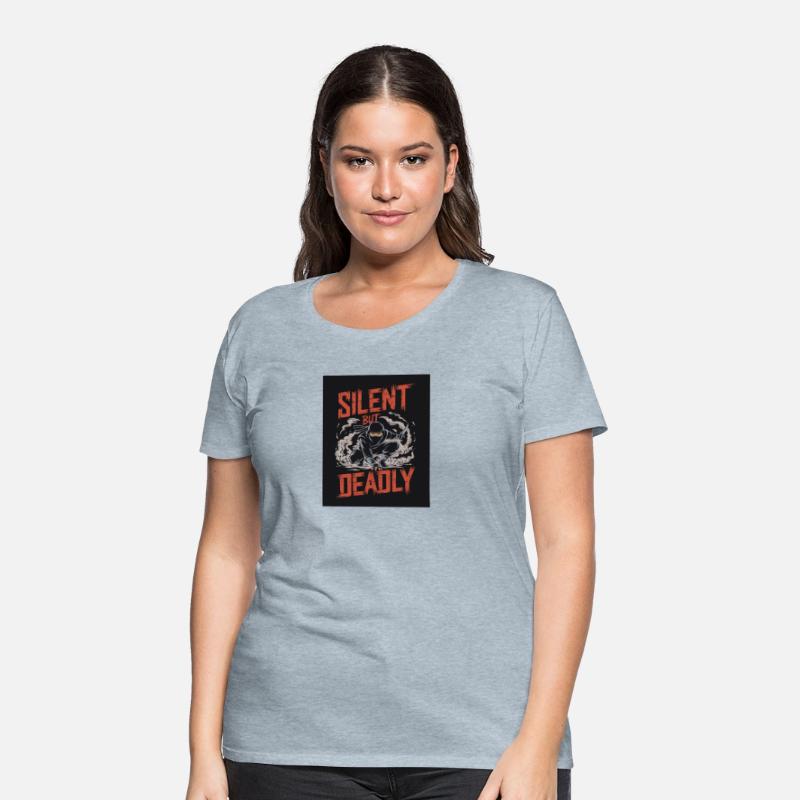 "Silent But Deadly – Ninja Minimalist T-Shirt