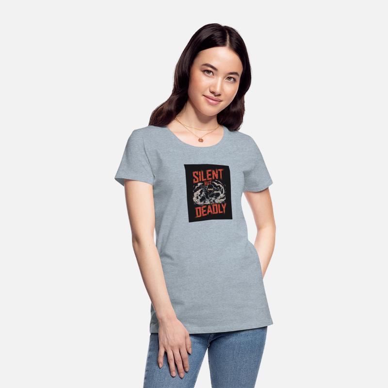 "Silent But Deadly – Ninja Minimalist T-Shirt