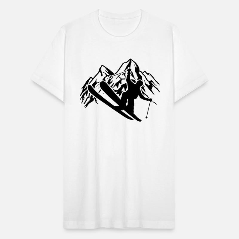 Skiers in the mountains - Ski - Winter sports