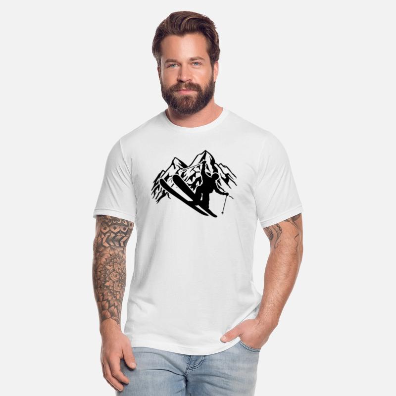 Skiers in the mountains - Ski - Winter sports