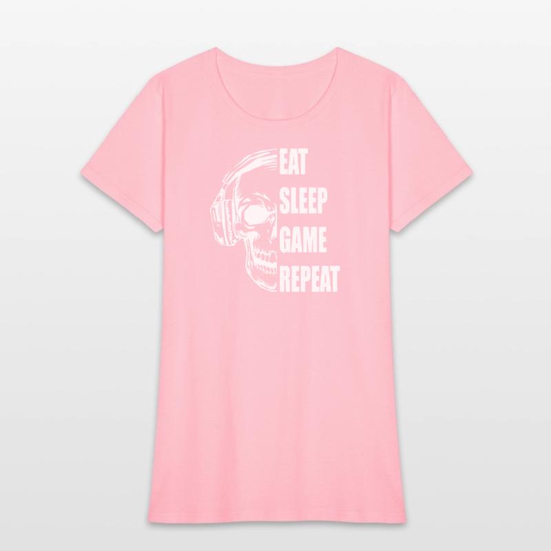 Skull Gaming Motif with Playful Typography